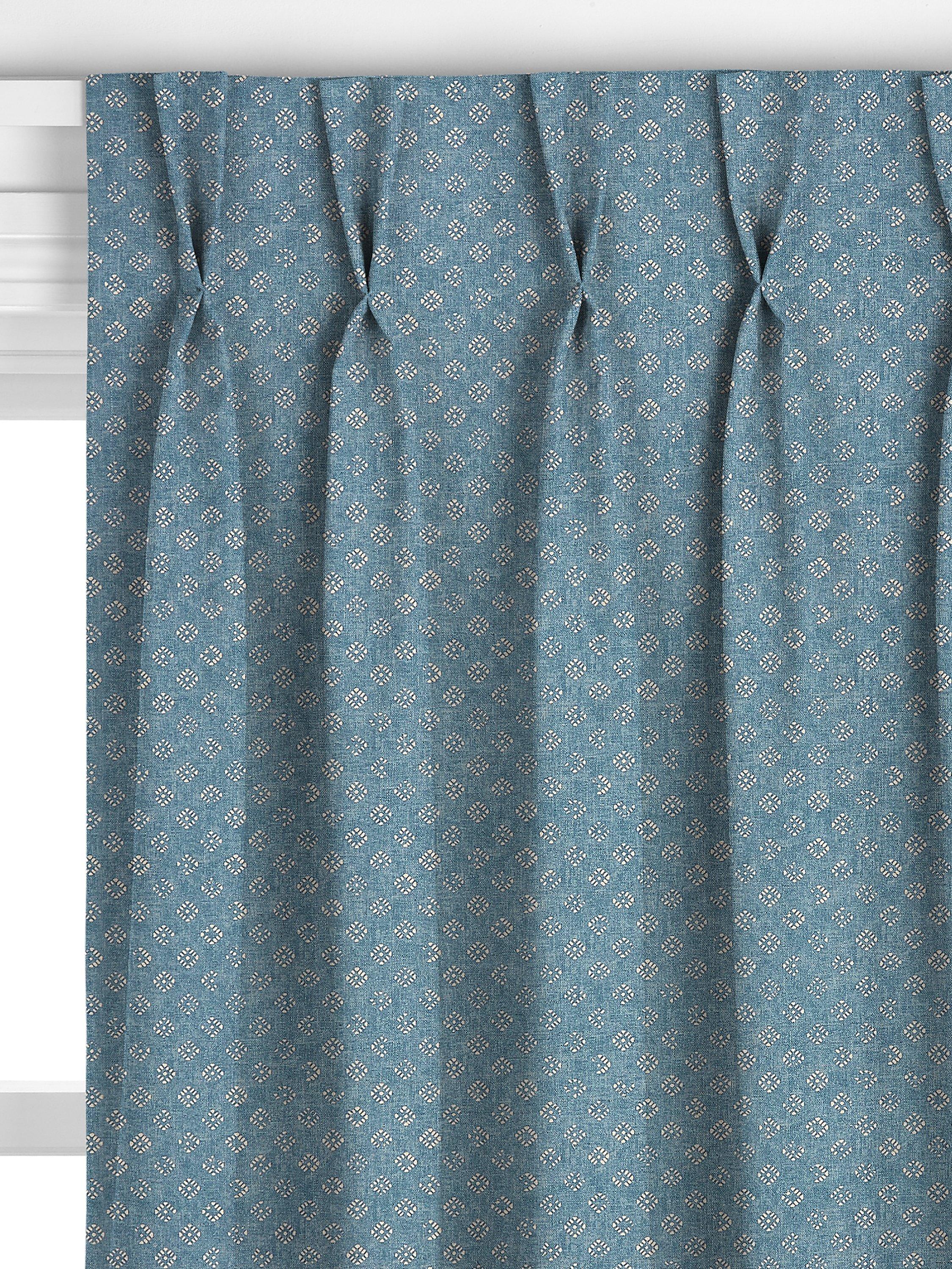 John Lewis Trace Treblokk gardiner Lake Blue - Britisk produkt