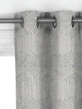 John Lewis Flax Embroidery Lake Blue curtains, imported from the UK