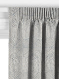 John Lewis Flax Embroidery Lake Blue curtains, imported from the UK