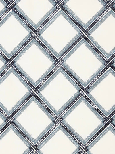 John Lewis John Lewis Oakley Embroidered Made to Measure Curtains or Roman Blind, Lake Blue- Buy online at McGrocer