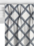 John Lewis Oakley embroidery curtain lake blue 140x140cm, imported from the UK