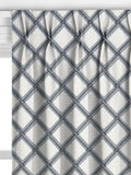 John Lewis Oakley embroidery curtain lake blue 140x140cm, imported from the UK