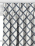 John Lewis Oakley embroidery curtain lake blue 140x140cm, imported from the UK