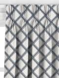 John Lewis Oakley embroidery curtain lake blue 140x140cm, imported from the UK