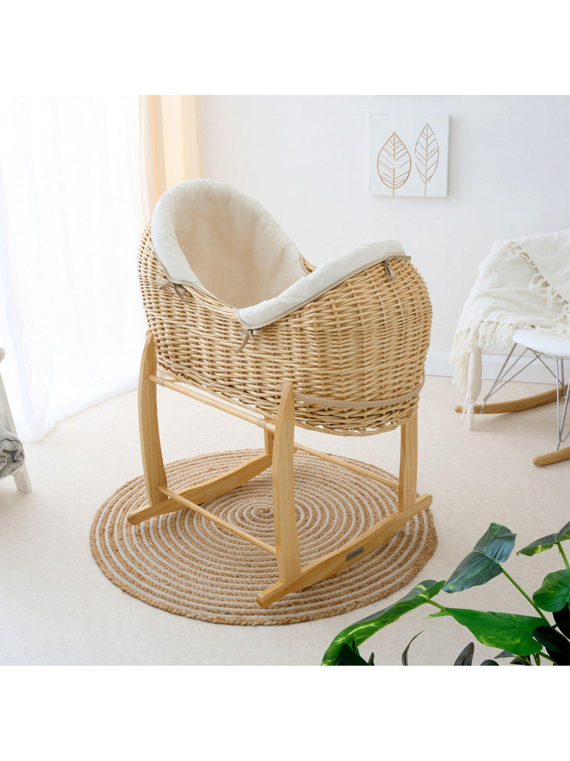Clair de Lune Noah Baby Pod Moses Basket - British product