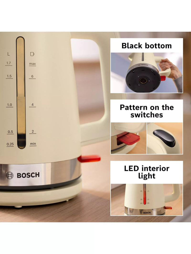 Bosch MyMoment Serene Electric Kettle 1.7L - British product