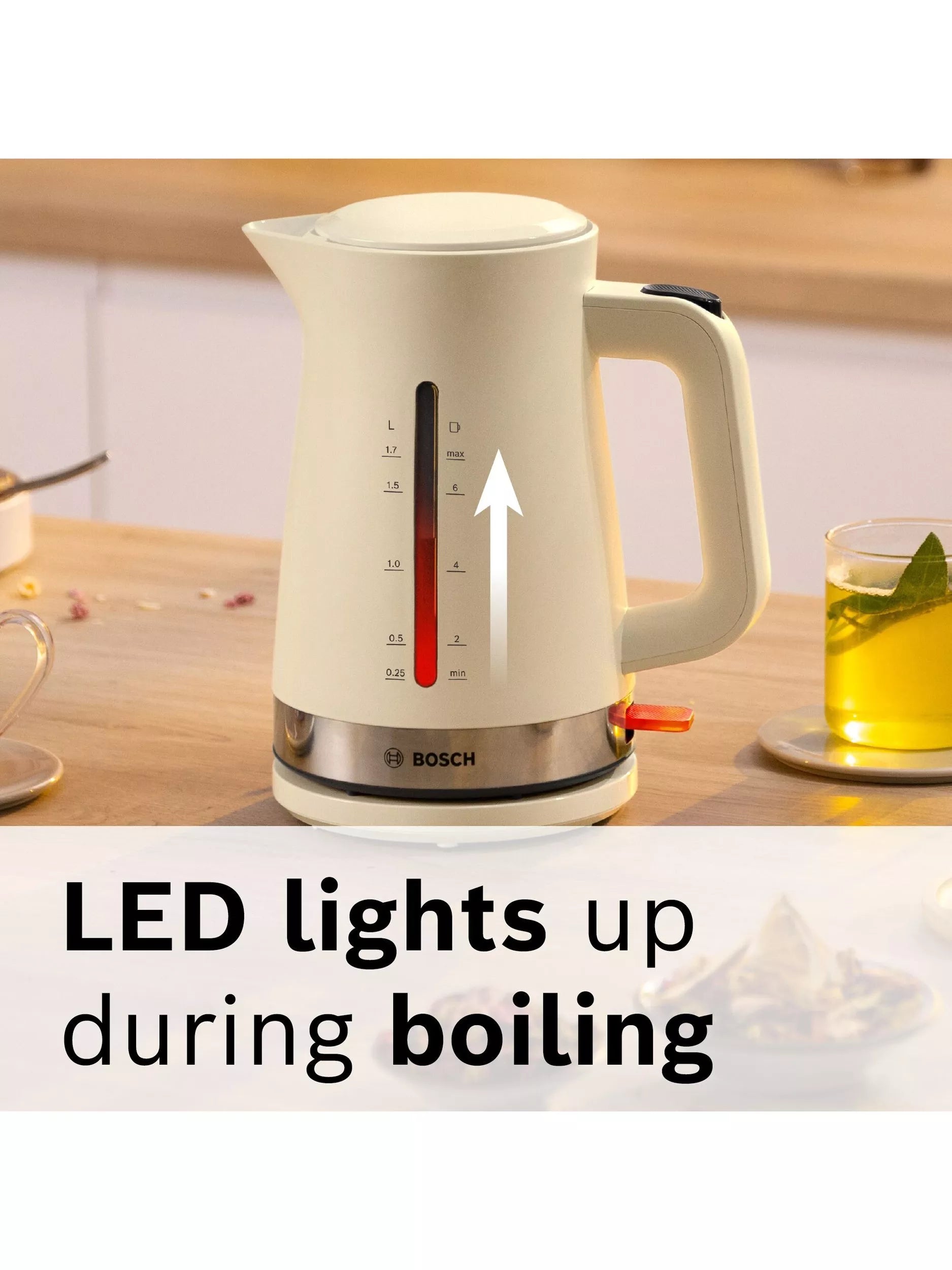 Bosch MyMoment Serene Electric Kettle 1.7L - British product