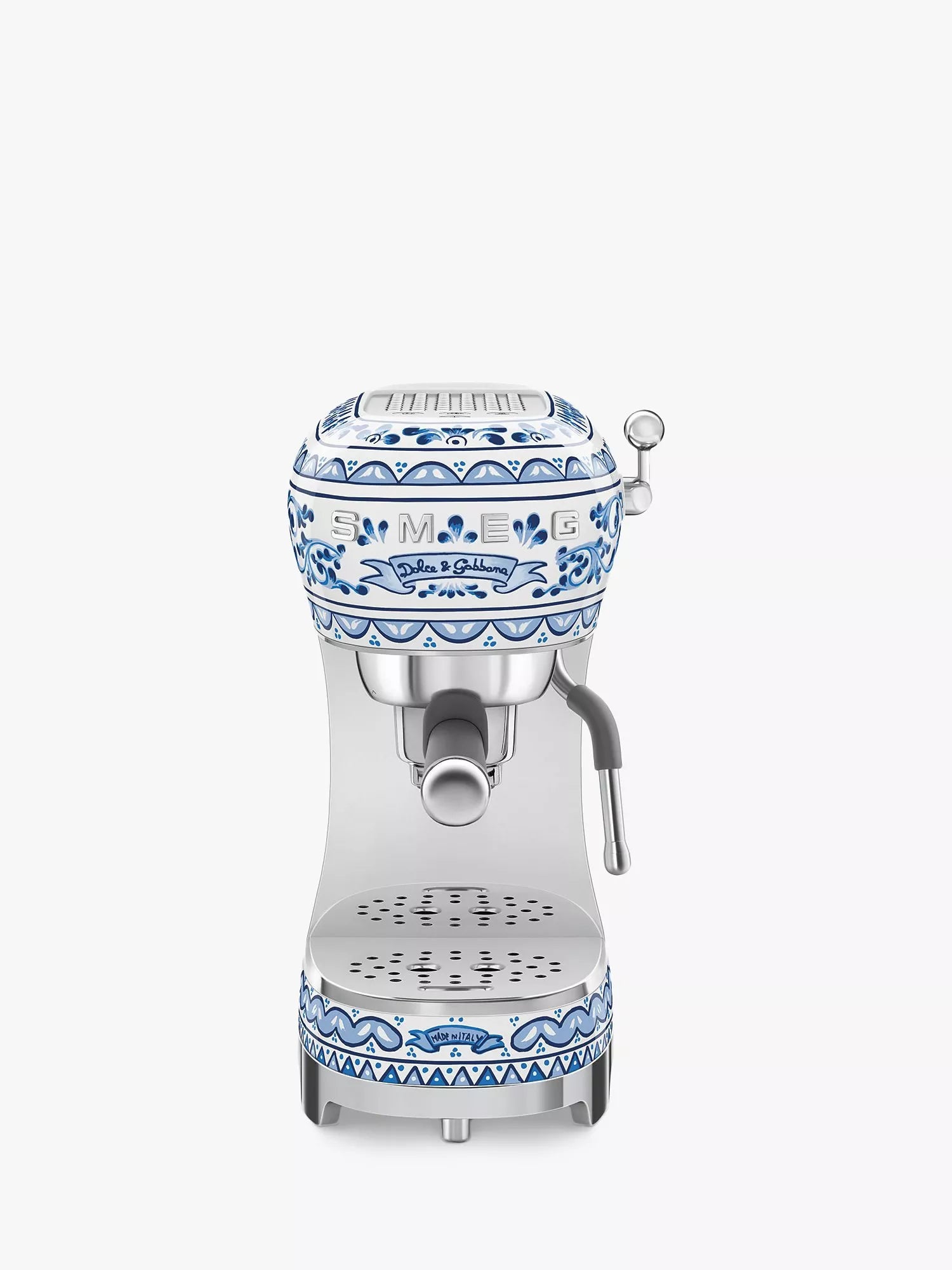 Smeg Dolce & Gabbana Blue/White espresso machine (British brand)