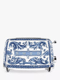 Smeg blue and white two-slot toaster with Mediterraneo design (British brand)
