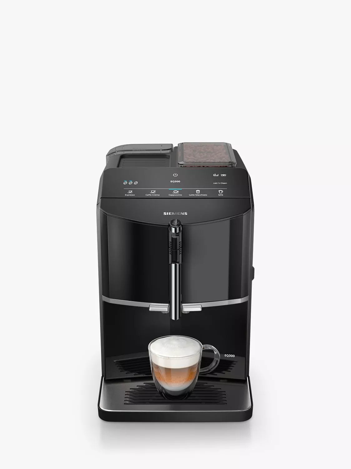 Siemens EQ300FL automatic coffee machine black, imported from the UK