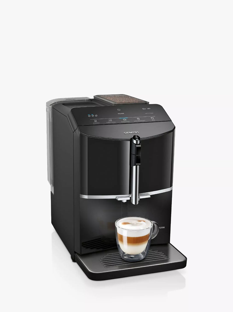 Siemens EQ300FL automatic coffee machine black, imported from the UK