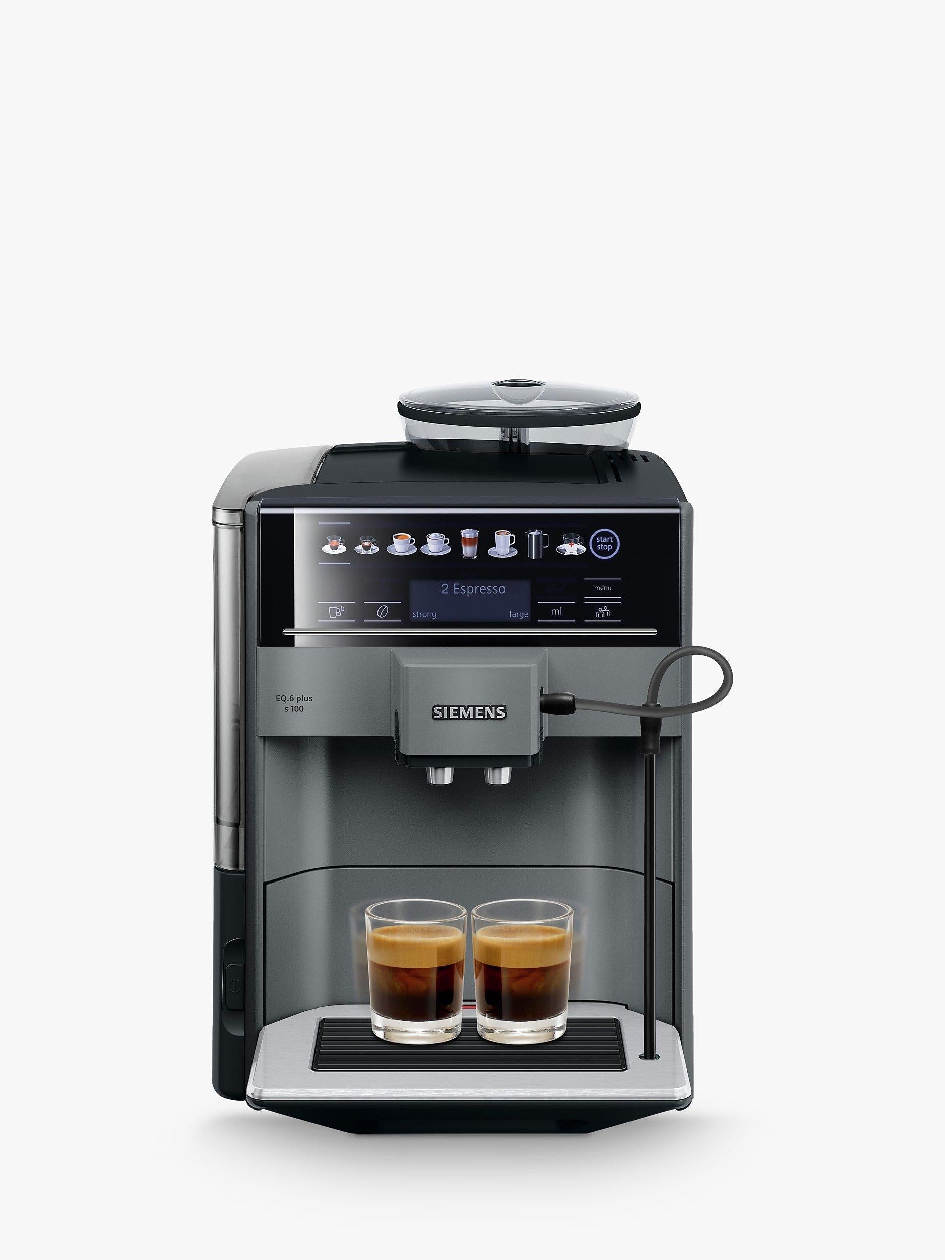 Siemens EQ6 Bean to Cup Coffee Machine Titanium (British brand)