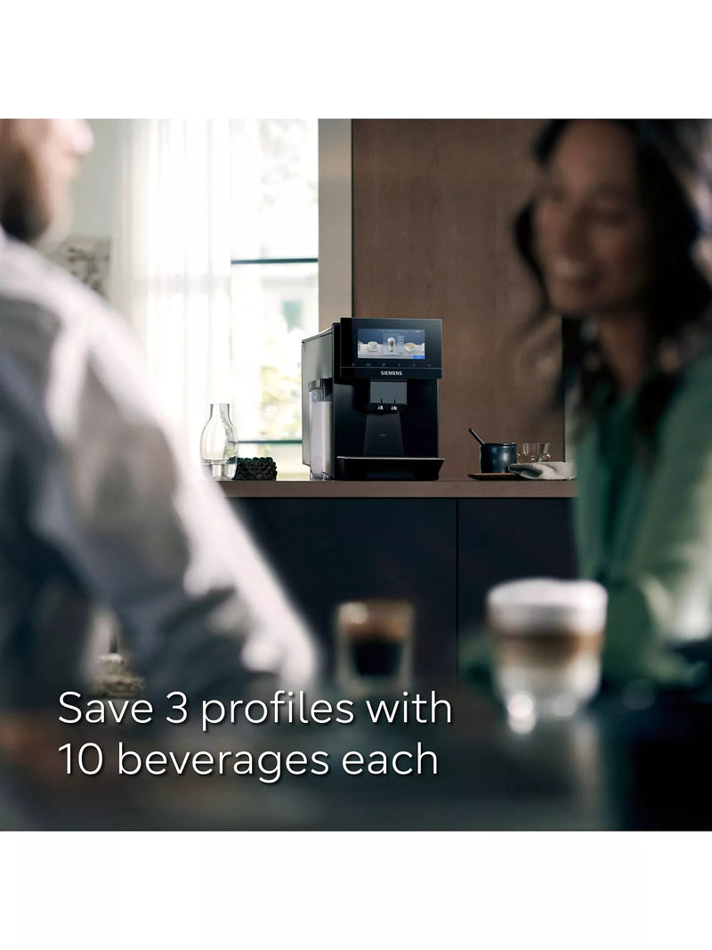 Siemens bean to cup coffee machine black (British brand)