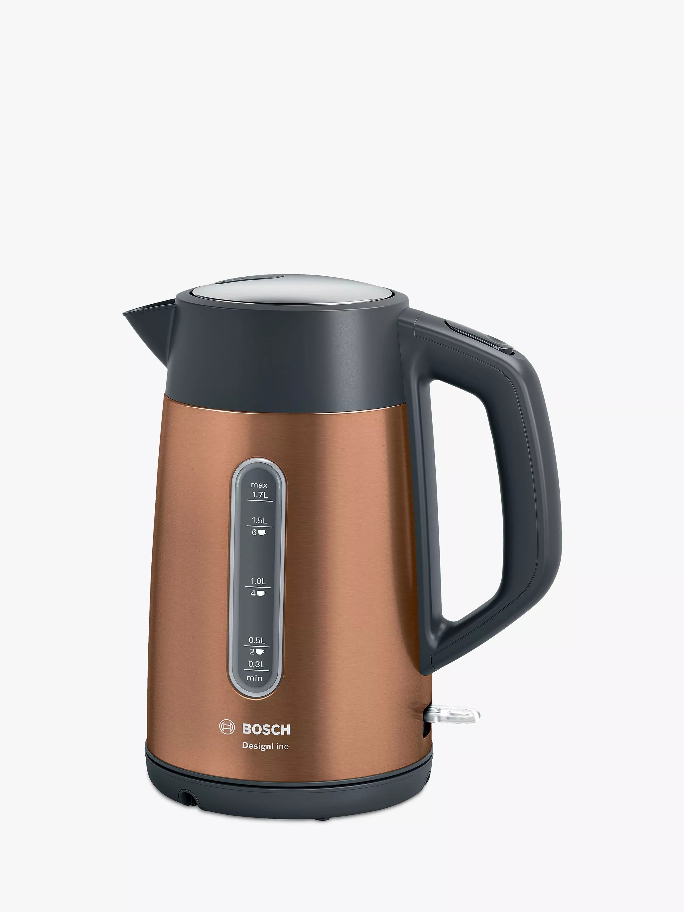 Bosch DesignLine Plus kettle copper 1.7L, imported from the UK