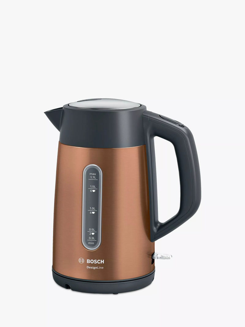 Bosch DesignLine Plus kettle copper 1.7L, imported from the UK