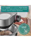 Bosch stand mixer 7-in-1 black with juicer and shredder, UK version
