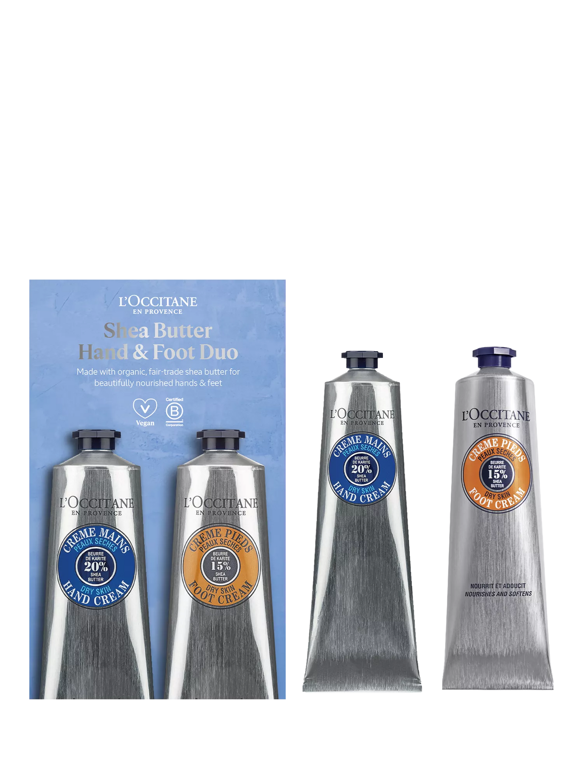 L'OCCITANE Shea Butter Hand Foot Duo Bodycare Gift Set