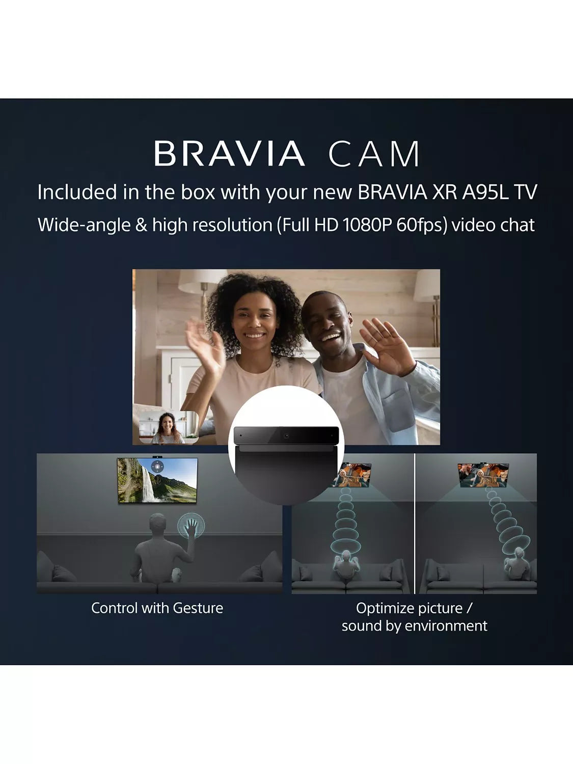 Sony A95L QD-OLED 77-inch smart TV - British product