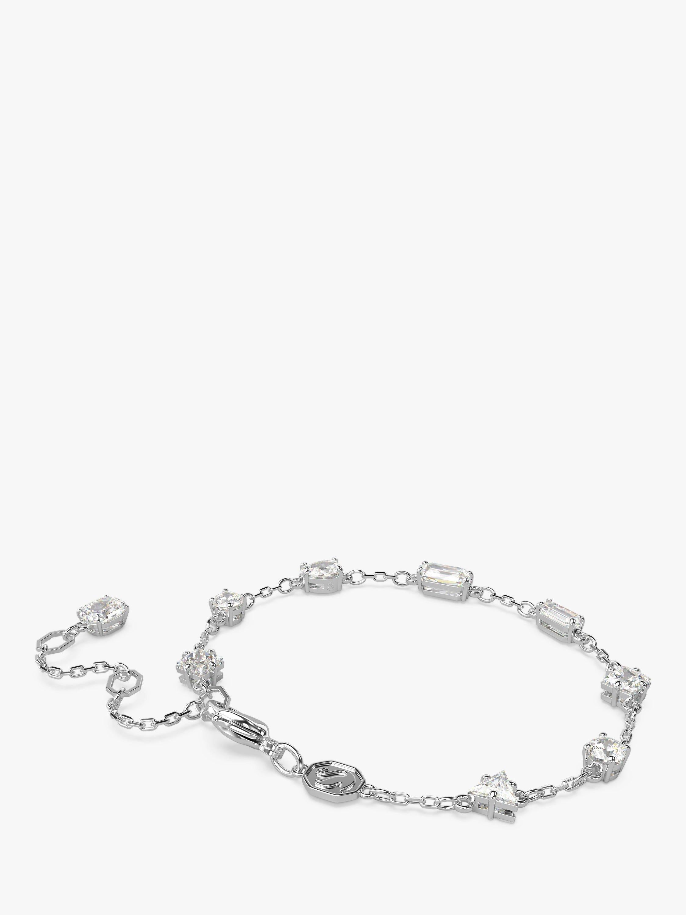 Swarovski kjedearmbånd Mesmera krystall sølv (britisk merke)