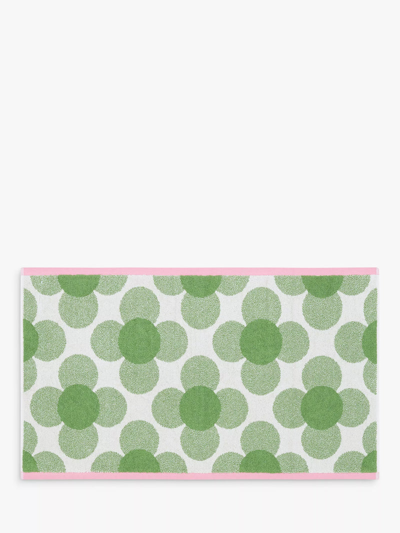 Orla Kiely retro flower bath mat, imported from the UK