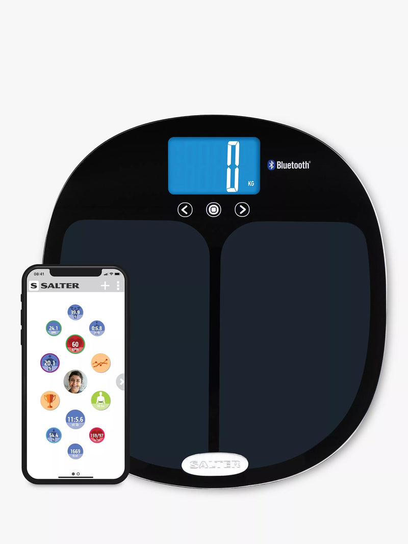 Salter Curve Bluetooth Smart Analyser bathroom scale (British brand)