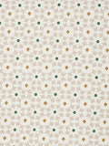 John Lewis Terra Tile oilcloth tablecloth fabric putty, UK version