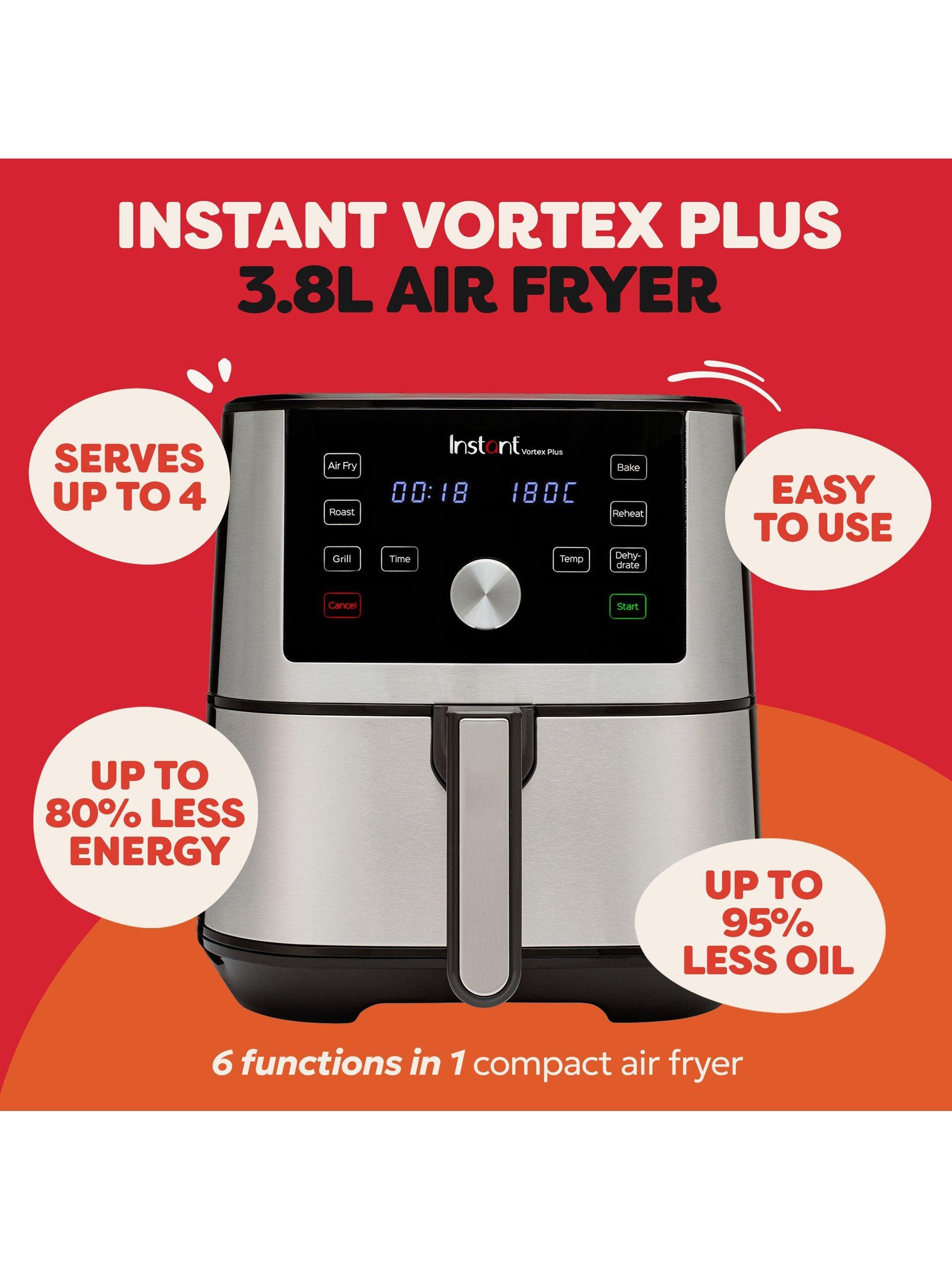جهاز القلي الهوائي Instant Pot Vortex Plus سعة 3.8 لتر، إصدار المملكة المتحدة