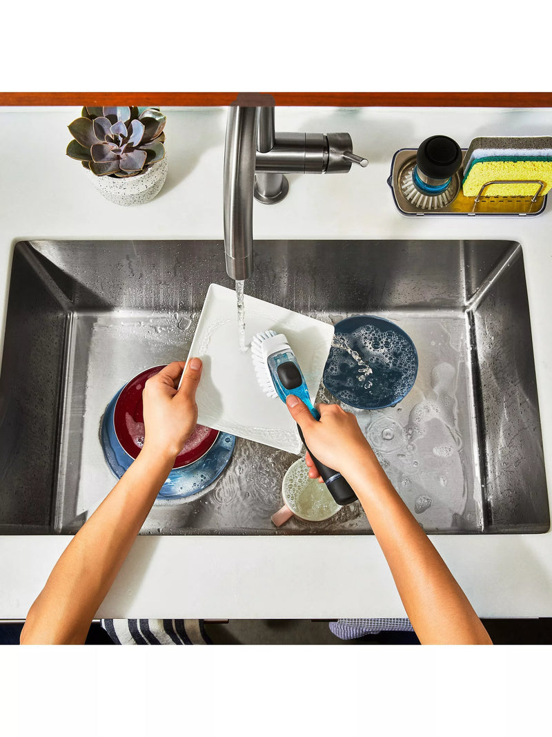 OXO Good Grips soap dispensing dish brush, UK version