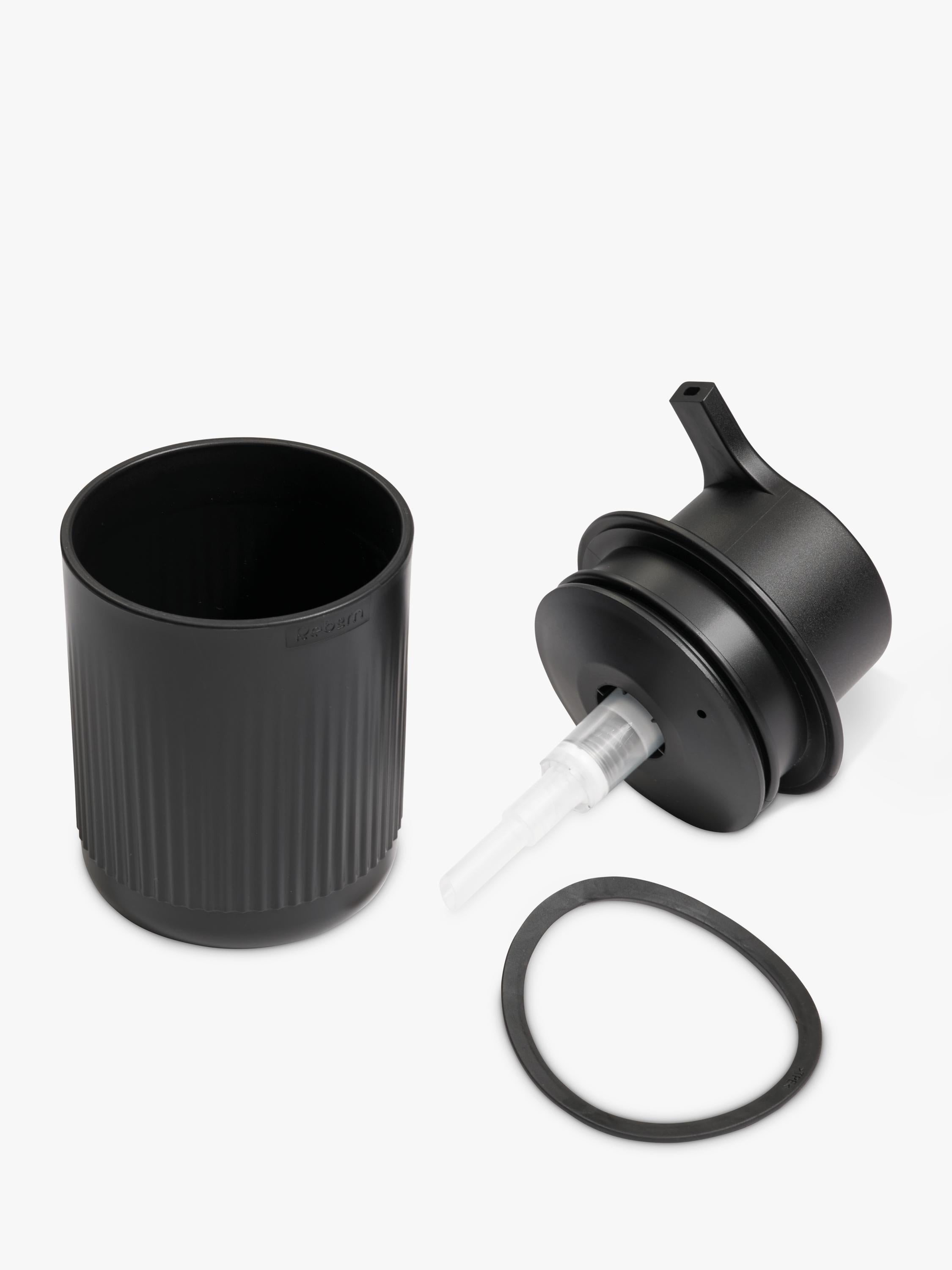 Distributeur de savon ReBorn en plastique recyclé H14xl10xP8,60cm - Produit britannique