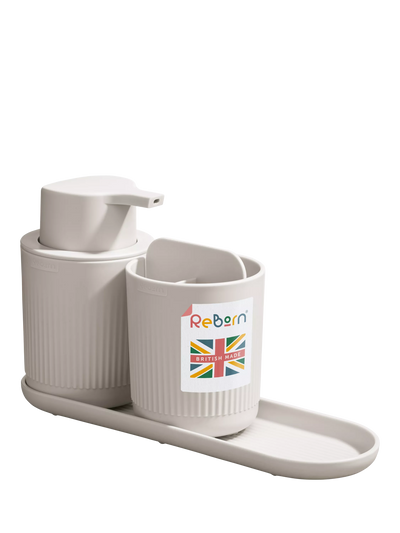 John Lewis ReBorn Recycled Plastic Bathroom Accessories Set- Buy online at McGrocer