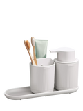 ReBorn recycled plastic bathroom accessories set (British brand)