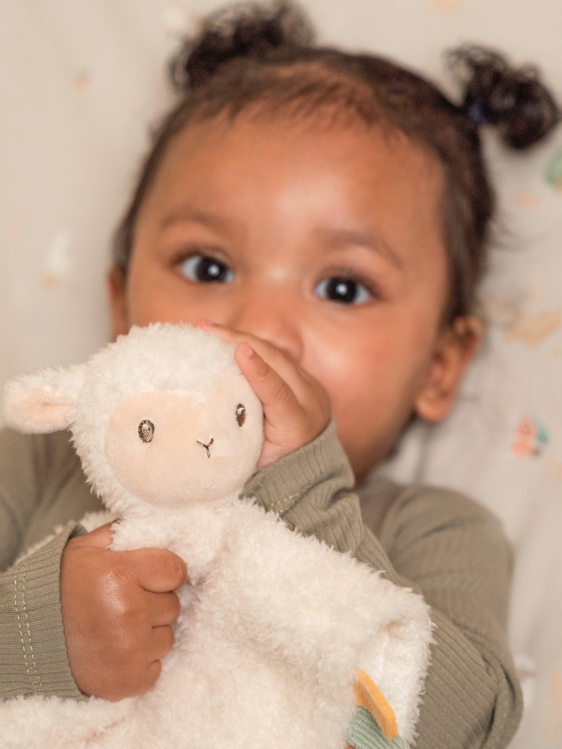 Little Dutch sheep baby soother soft toy, UK version