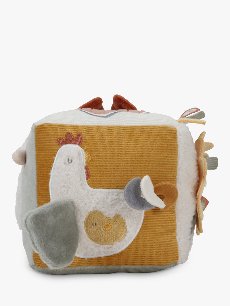Little Dutch Petit cube d'activités Little Farm Bébé, version UK
