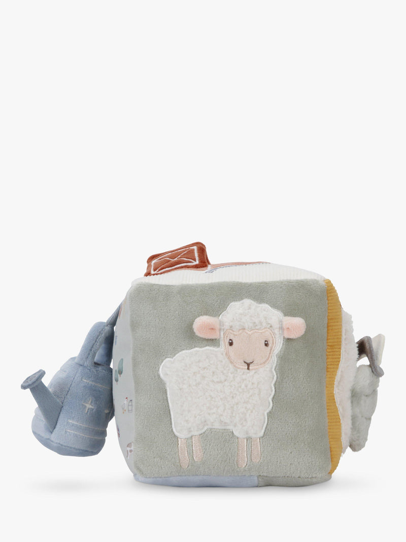Little Dutch Little Farm Soft Cube Baby Activity Toy, UK version