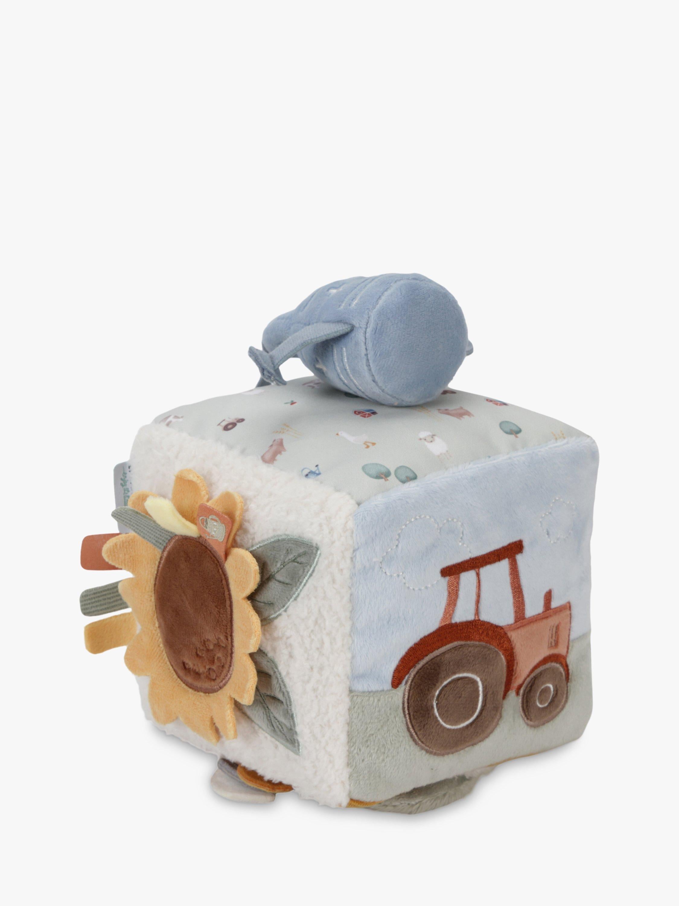 Little Dutch Little Farm Soft Cube Baby Activity Toy, UK version