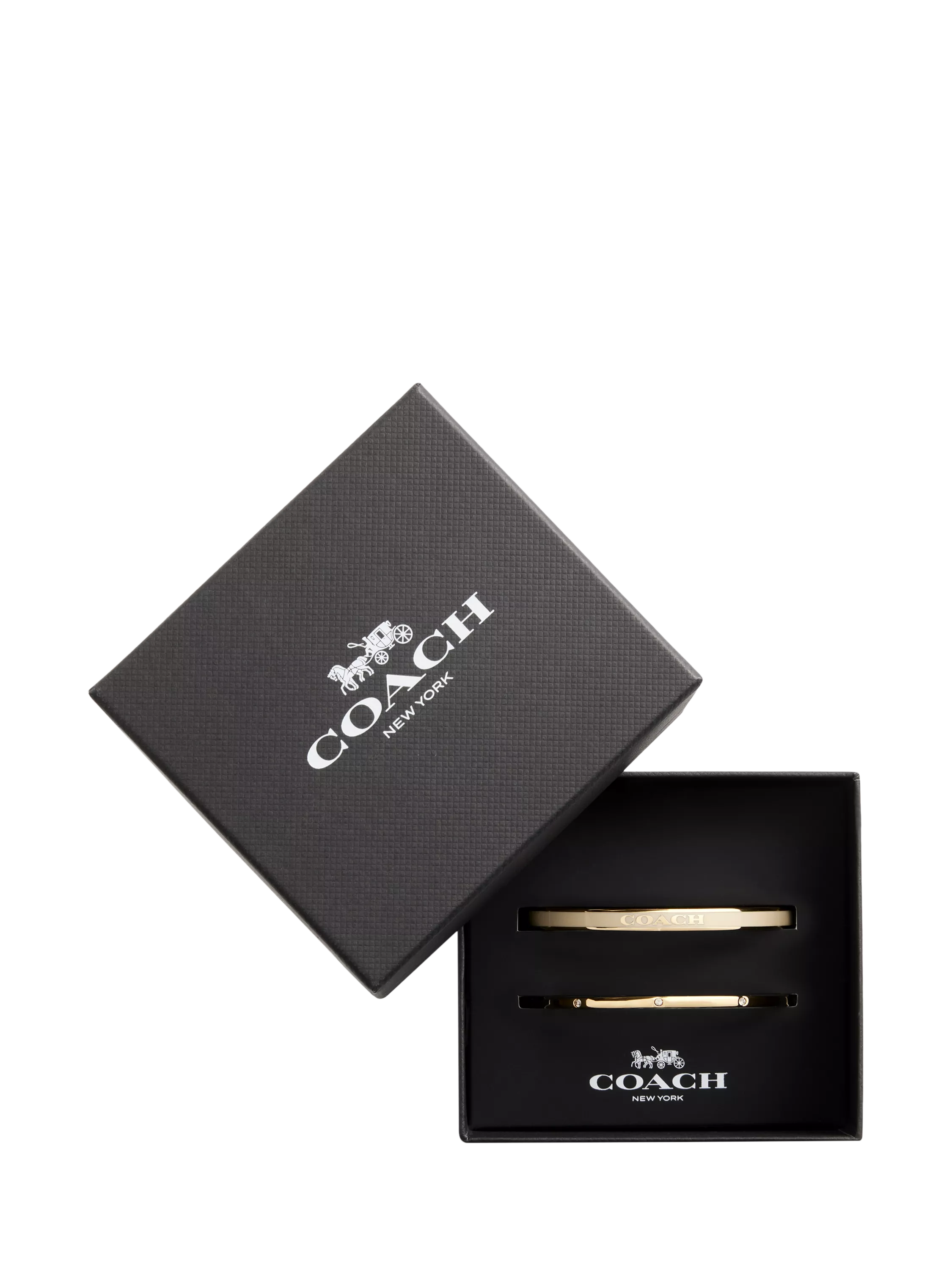 Coach crystal enamel bangle pack of two, imported from the UK