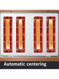 Bosch copper 4-slice toaster with warming rack - British product