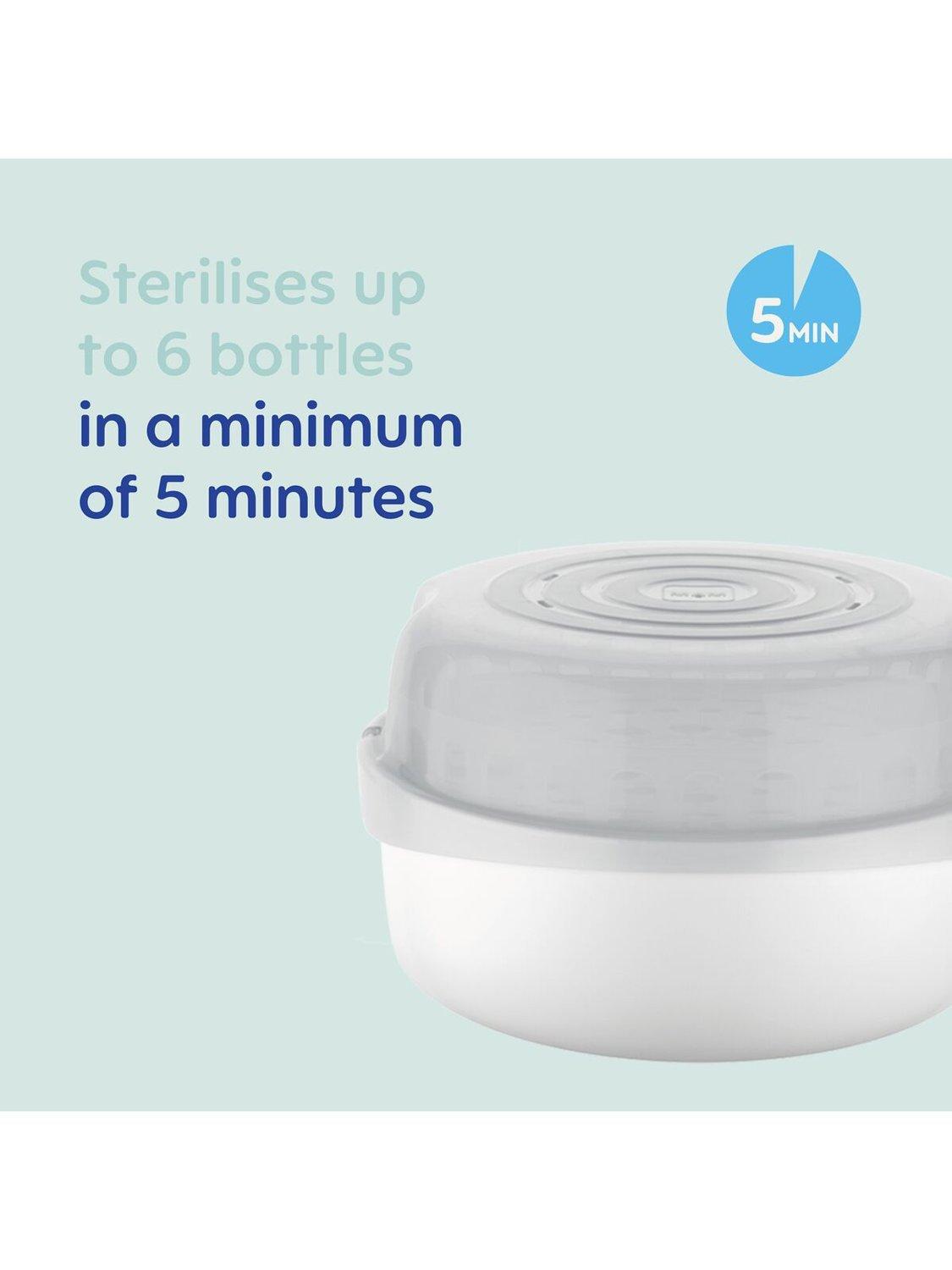 MAM microwave bottle steriliser Grey (British brand)