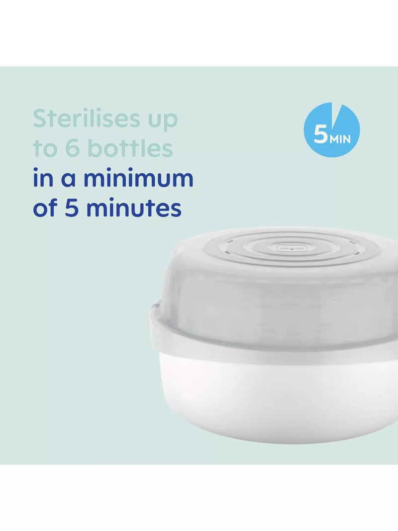 MAM microwave bottle steriliser Grey (British brand)