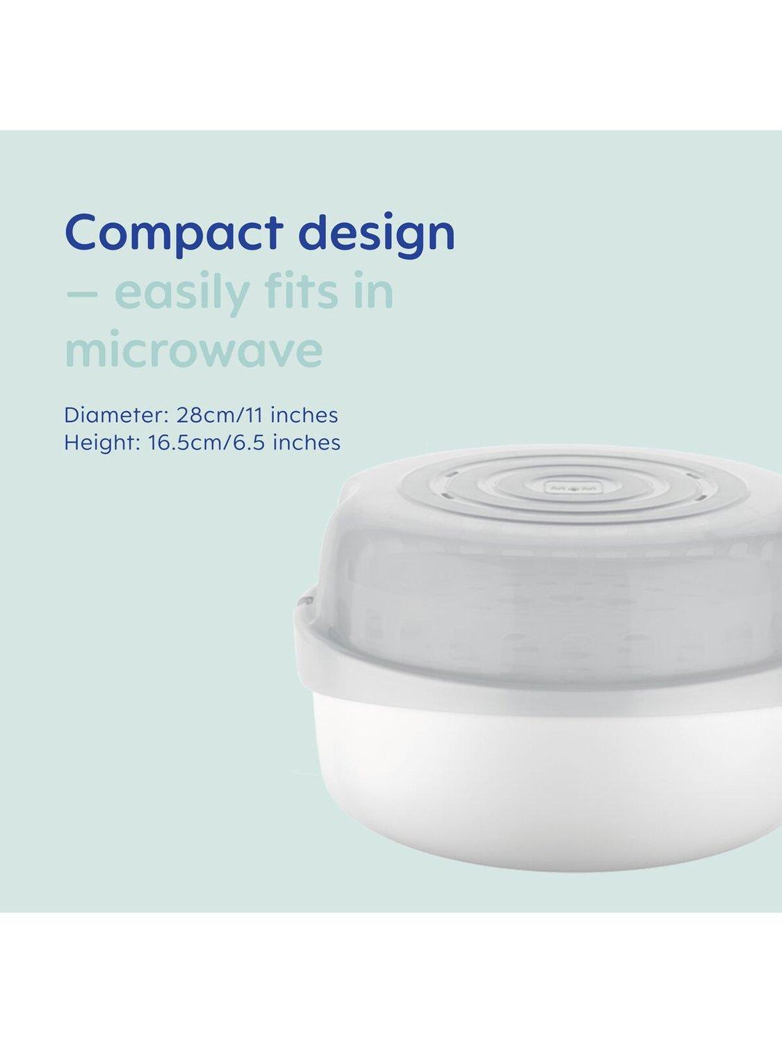 MAM microwave bottle steriliser Grey (British brand)