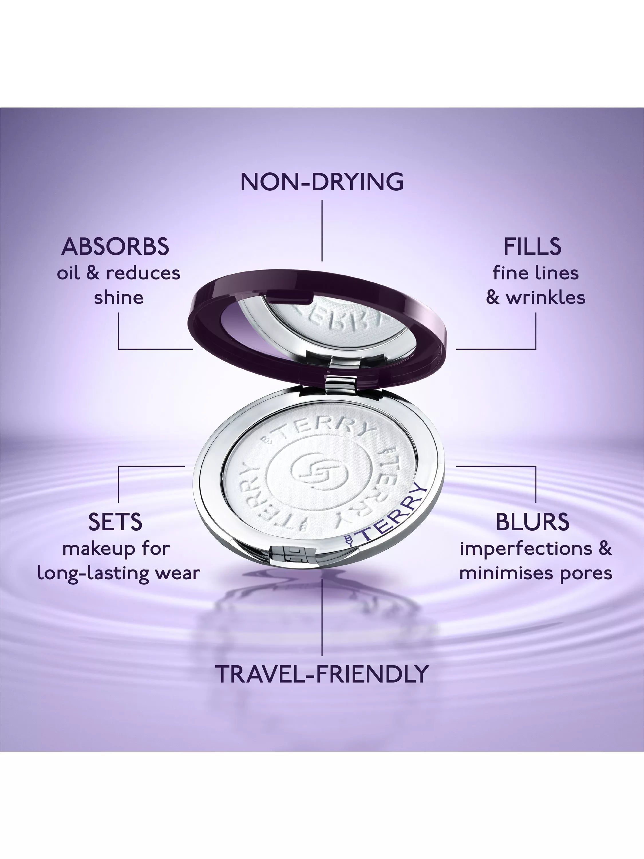 BY TERRY Hydra-Powder travel size pressed powder 2.5g (British brand)