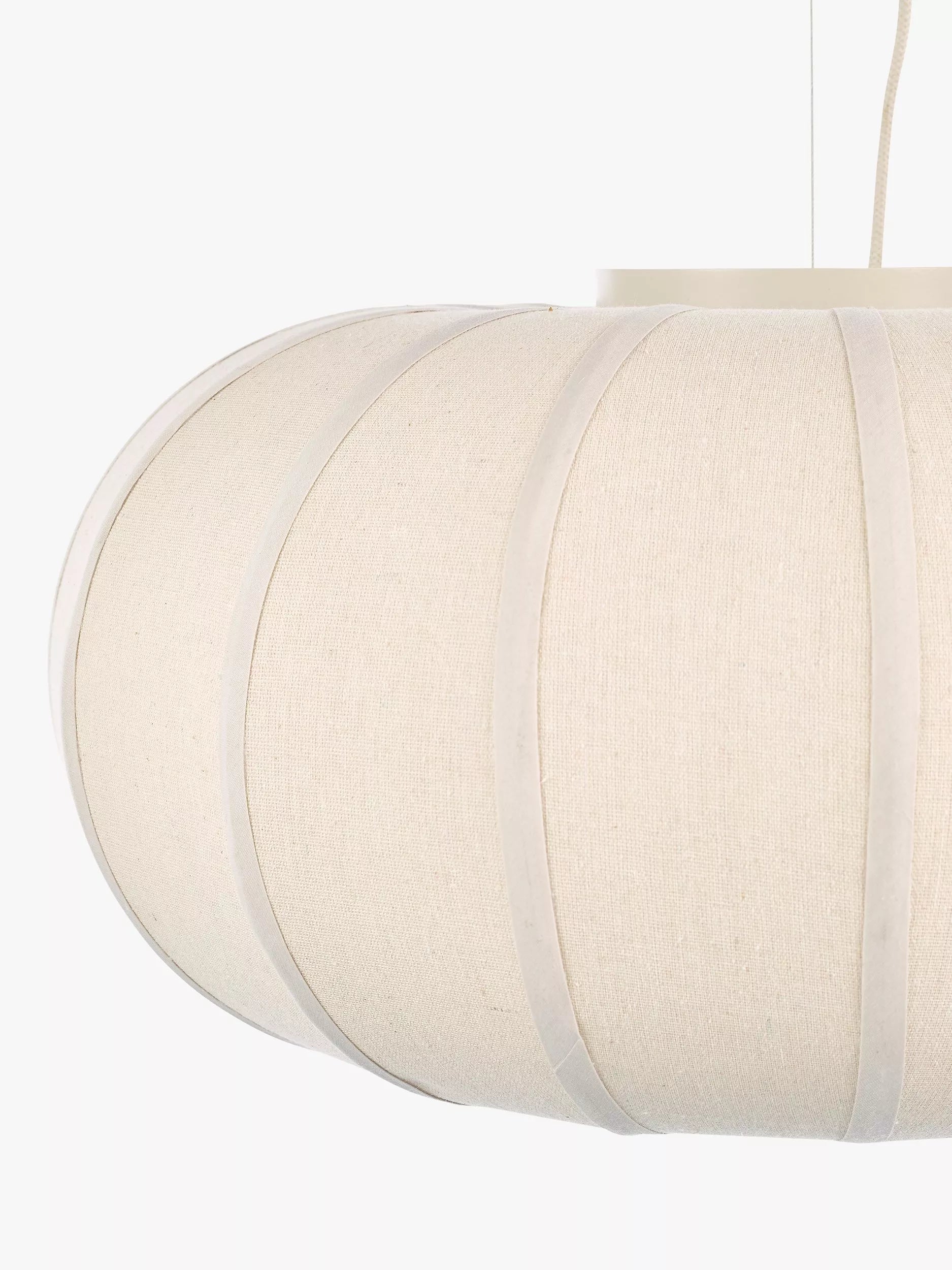 John Lewis Pumpkin pendant ceiling light oatmeal grey, UK version