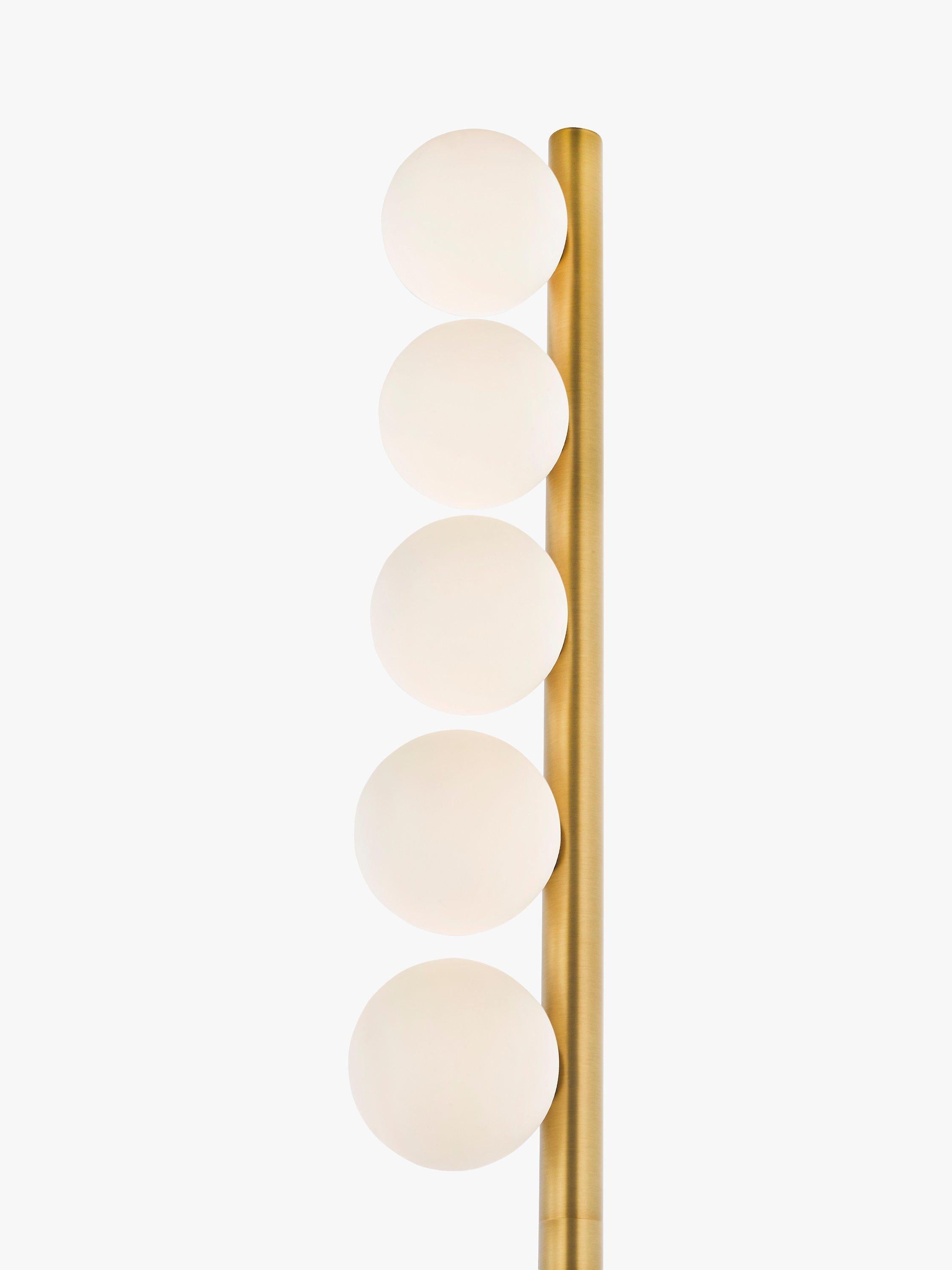 John Lewis chandelier floor lamp warm brass - British product