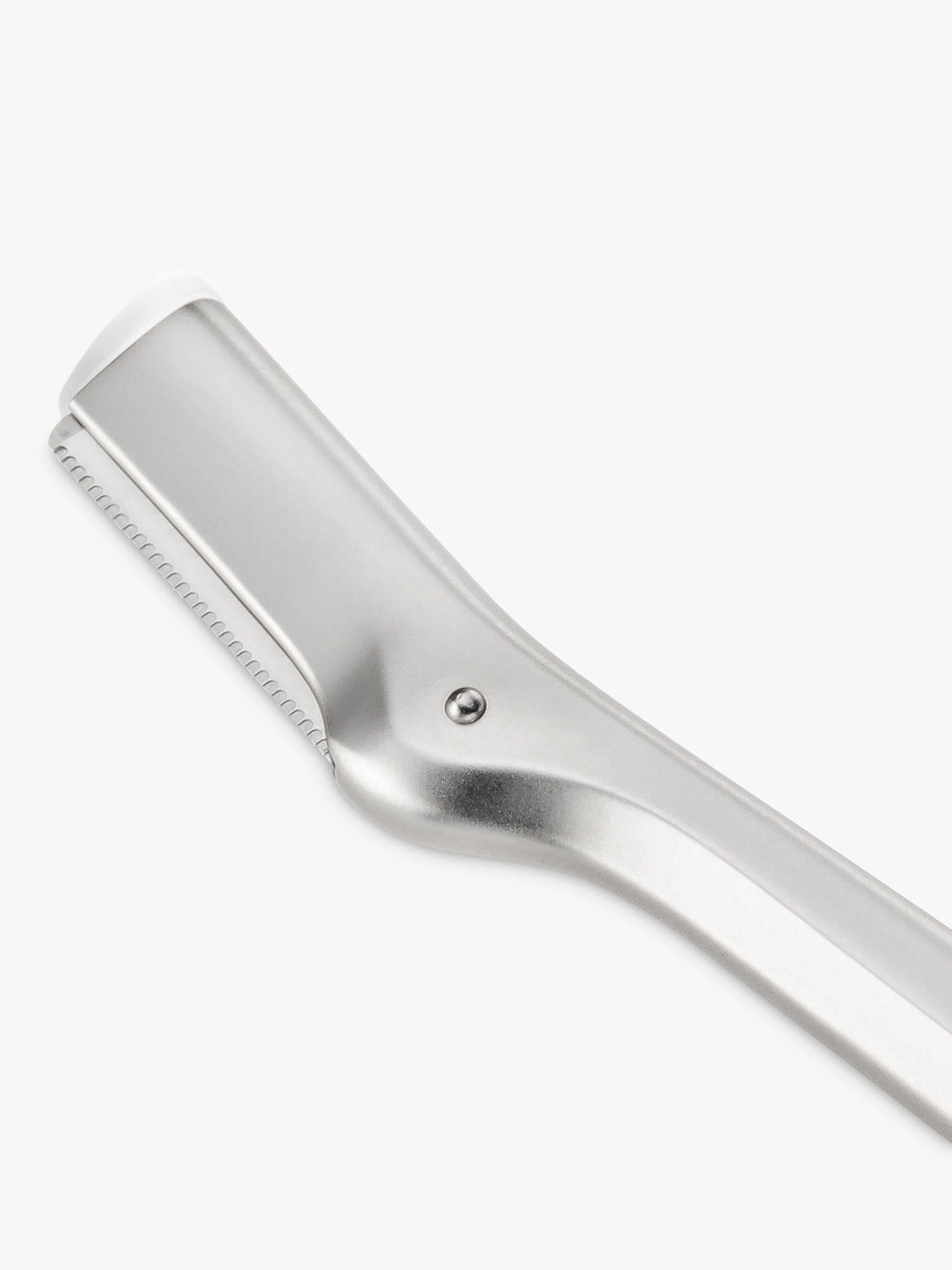 Tweezerman brow razor for precise grooming, imported from the UK
