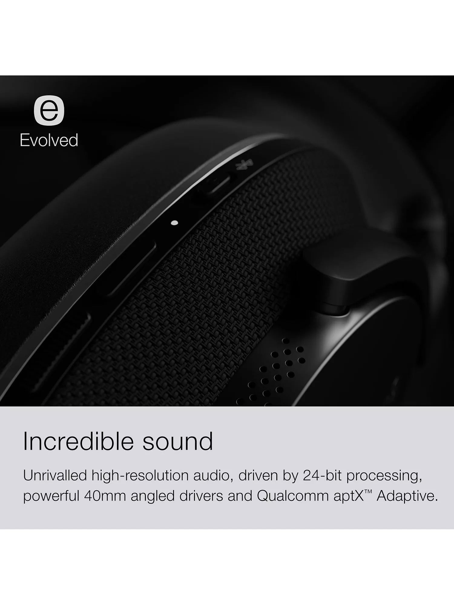 Bowers & Wilkins PX7 S2e noise cancelling headphones, imported from the UK