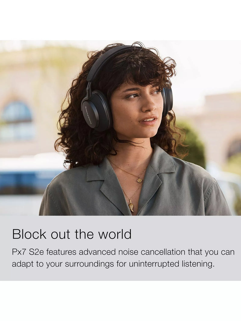 Bowers & Wilkins PX7 S2e noise cancelling headphones, imported from the UK