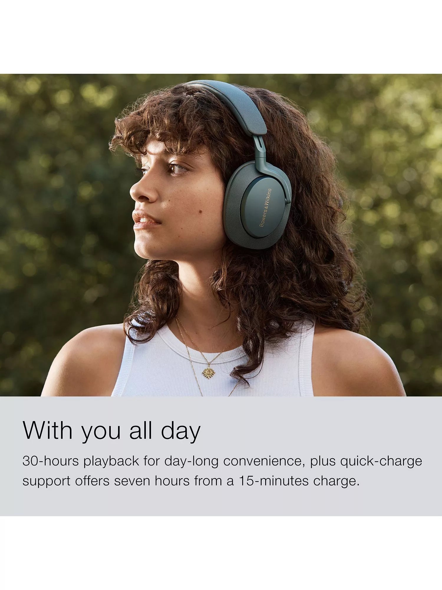 Bowers & Wilkins PX7 S2e noise cancelling headphones, imported from the UK