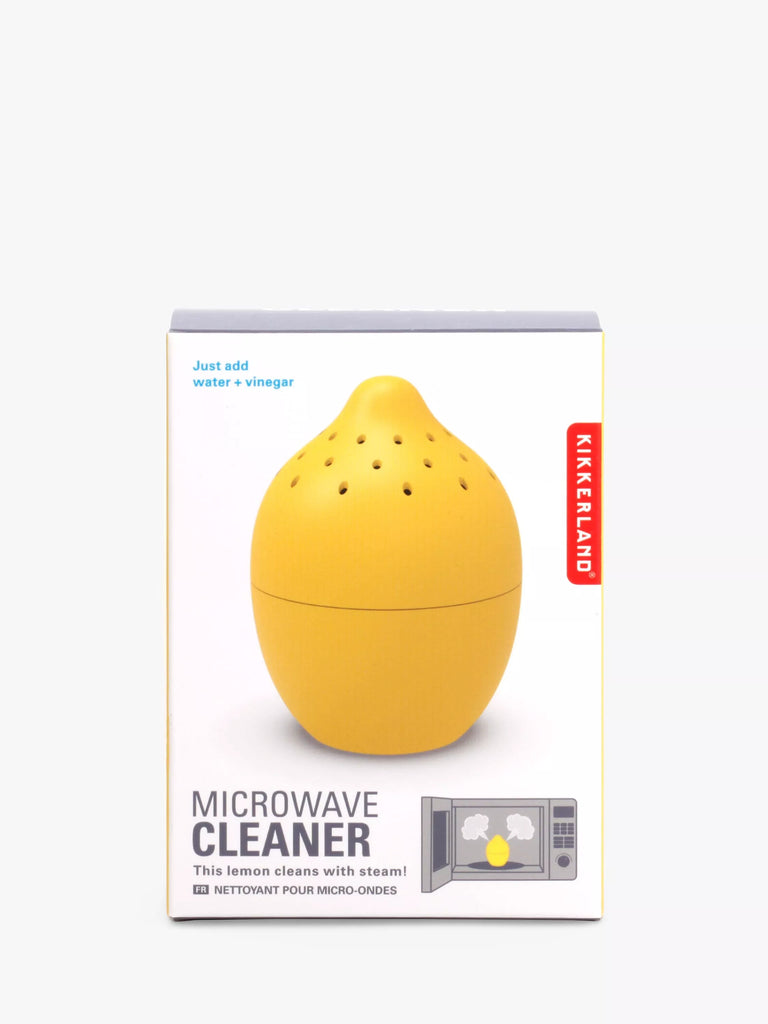 Kikkerland Lemon Microwave Cleaner, Yellow