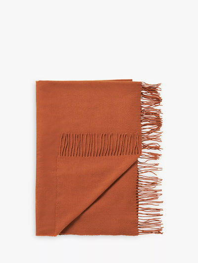 John Lewis John Lewis Plain Merino Wool Throw 190 x 140 cm- Buy online at McGrocer