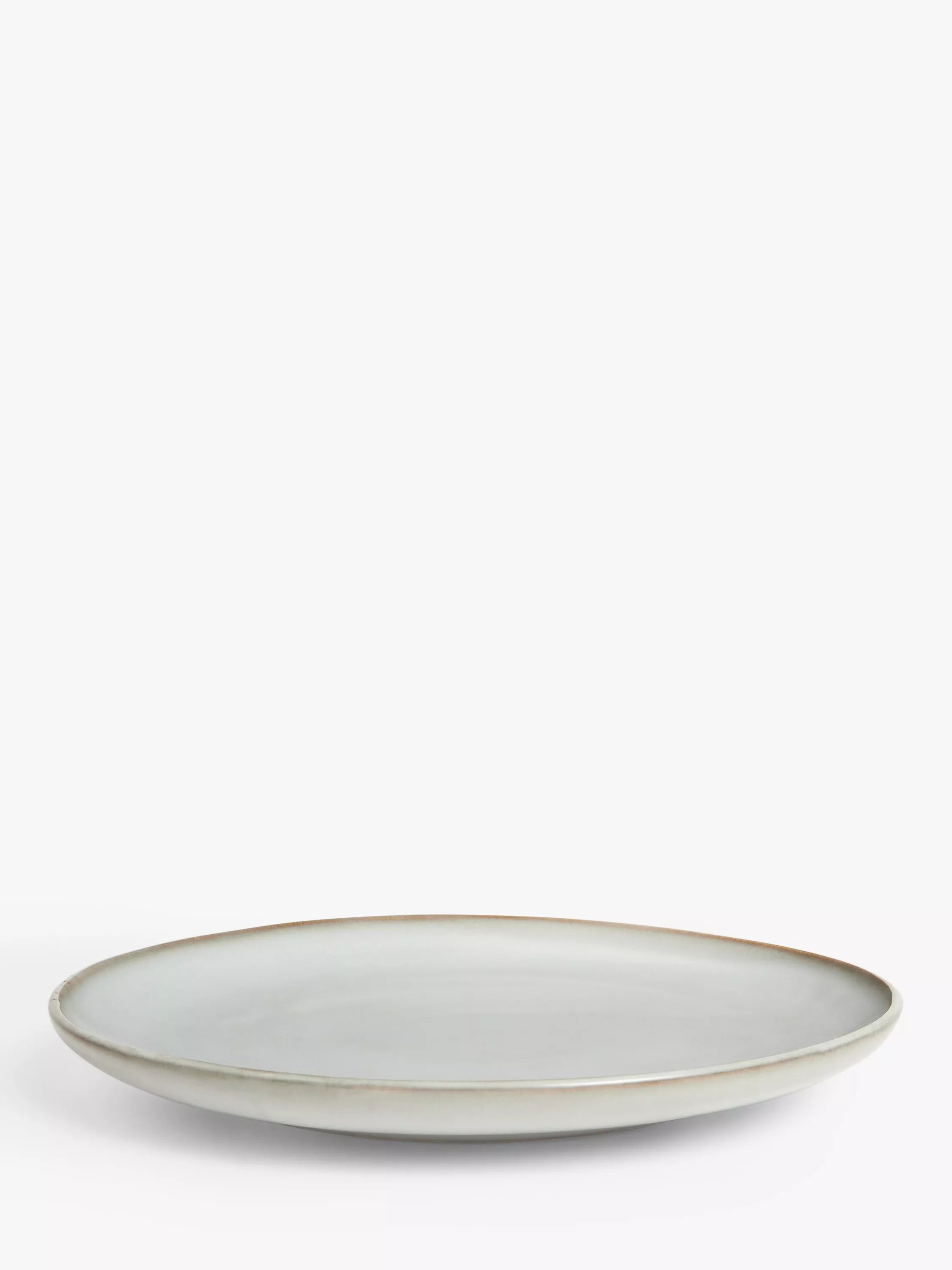 John Lewis stoneware dinner plate in Moonlight, 27.4cm, UK version